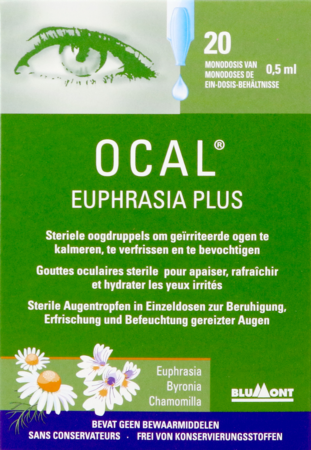 Ocal Euphrasia Plus Monodoses 20x0,5ml