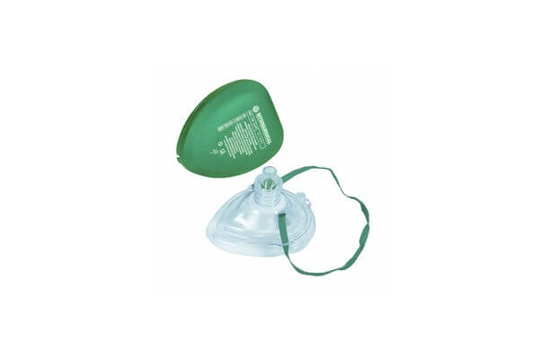 Pocket resuscitatiemasker met HME Filter