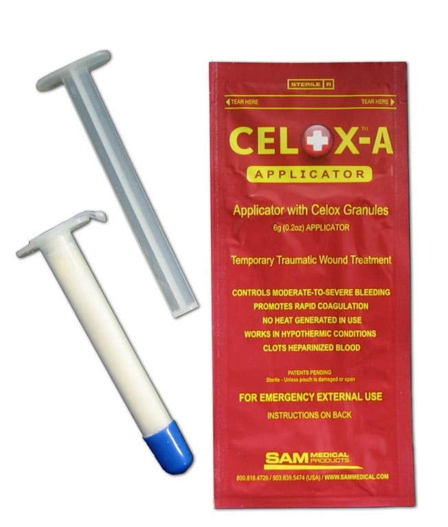 Celox applicator
