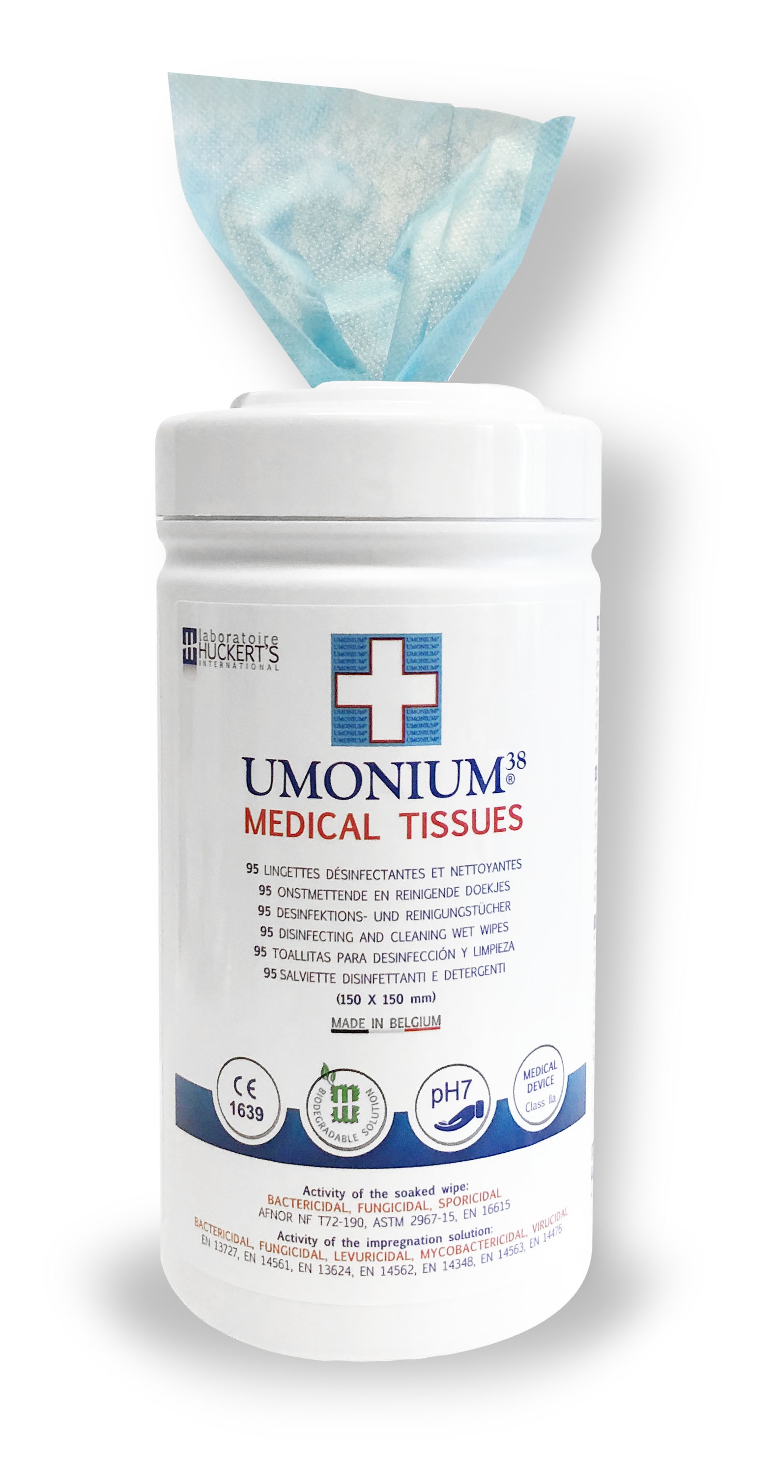 Umonium medical tissues 15 x 15 cm per 95 doekjes