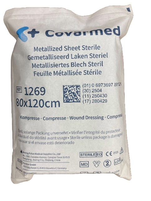 Gemetalliseerd laken steriel Covarmed