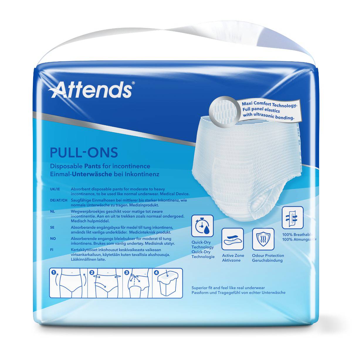 Attends Pull-Ons 4 XL