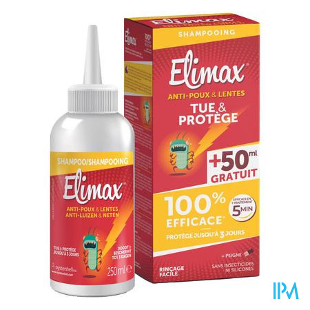 Elimax Shampoo Tegen Luizen Fl 250ml