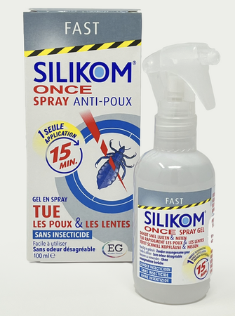 Silikom Once Spray Gel A/Luizen              100Ml