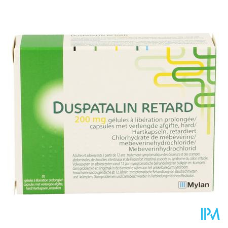 Duspatalin Retard 200mg Verl.afgifte Caps 30