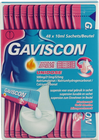 Gaviscon Antizuur-antireflux Orale Susp Zakje 48