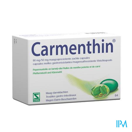 Carmenthin® 84 capsules molles gastroresist.