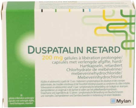 Duspatalin Retard 200mg Verl.afgifte Caps 30