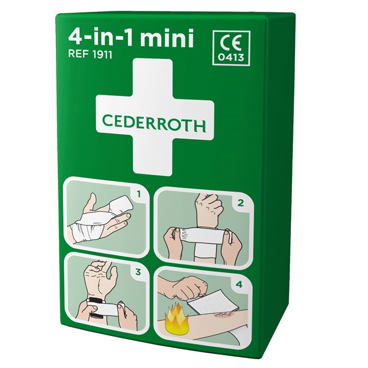 Cederroth 4-in-1 mini bloedstelpende verbanden per stuk