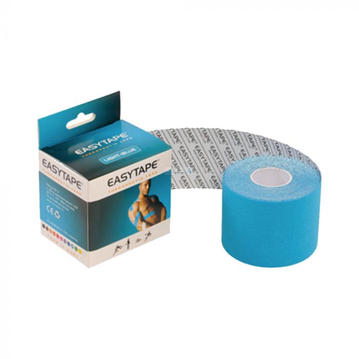 Easytape kinesiology tape 5 m x 5 cm lichtblauw