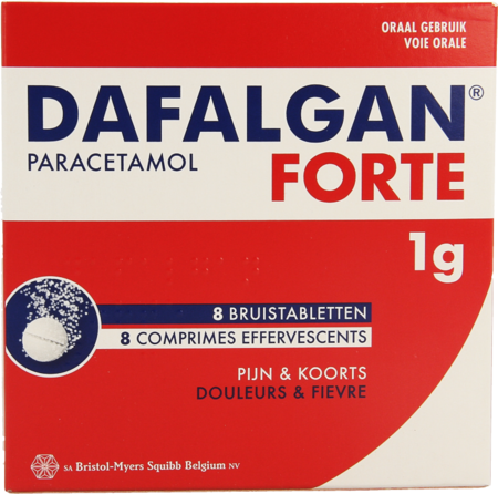 Dafalgan Forte 1g Agrume Comp Efferv. 8