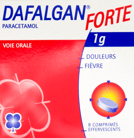 Dafalgan Forte 1g Citrus Bruistabl 8