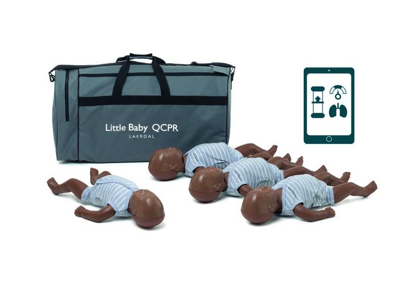 Little baby QCPR 4-pack, donkere versie