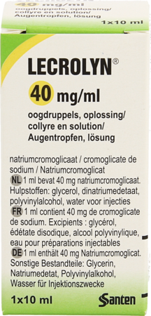 Lecrolyn 40mg/ml Oogdruppels 10ml