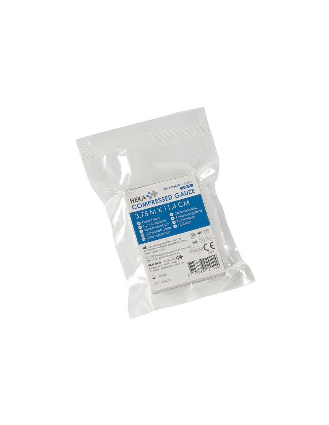 Gecomprimeerd gaas steriel (Compressed Gauze)