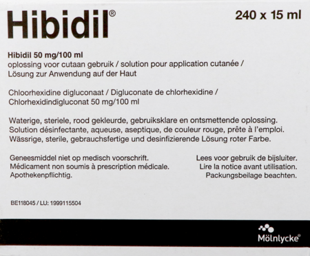 Hibidil Sol 240x15ml Ud Bottelpack
