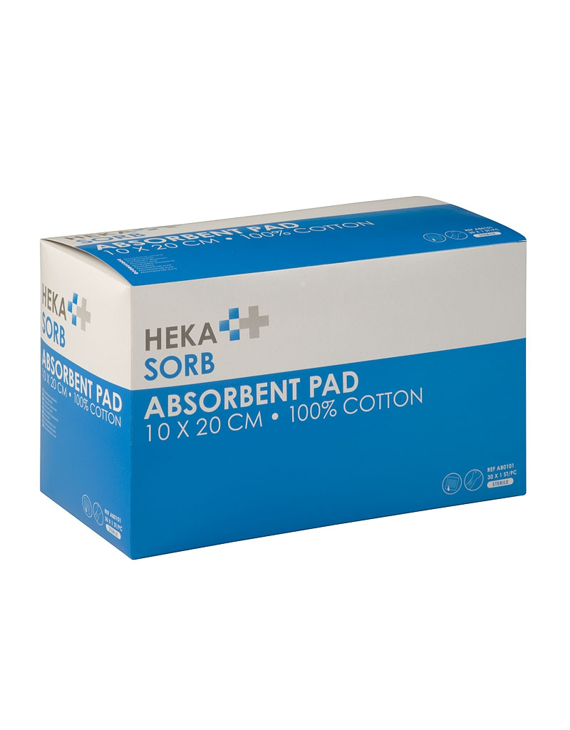 HEKASORB ABSORBEREND VERBAND 10X20 ST - 30 st/doos