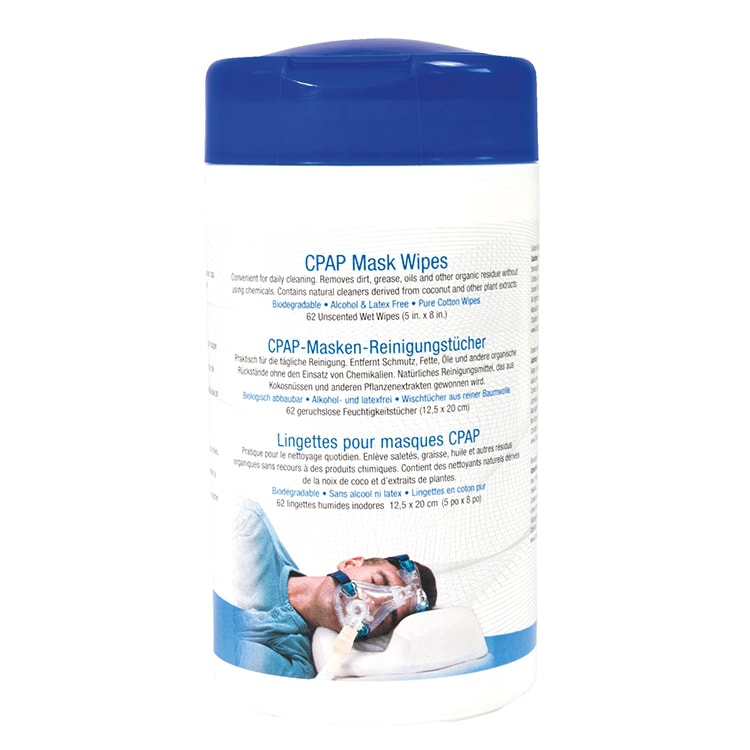 Reinigingsdoekjes voor CPAP masker