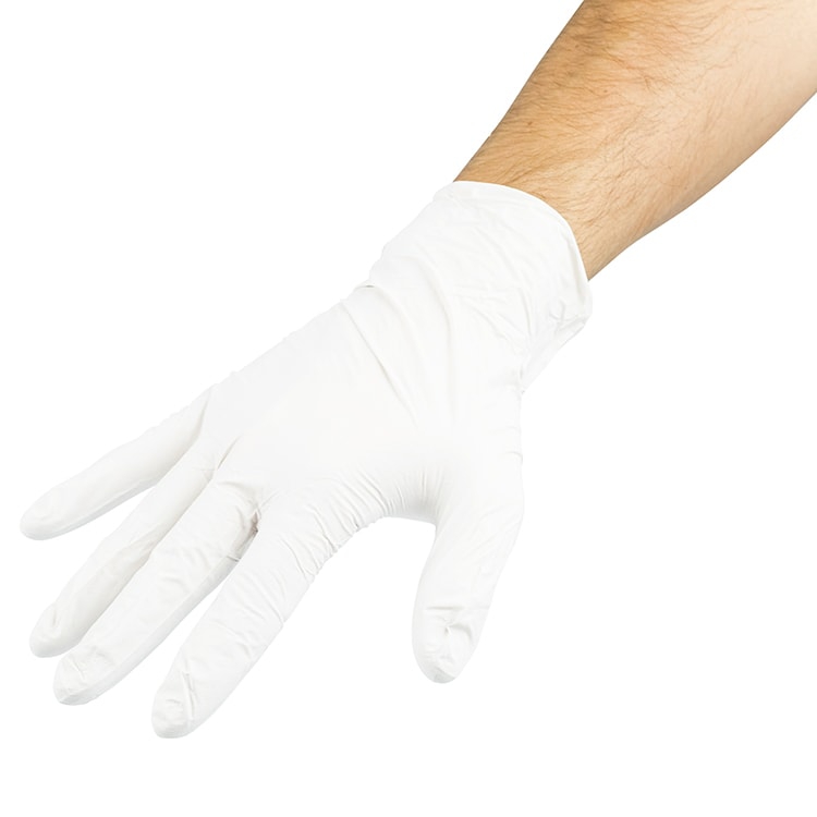 Nitrile handschoenen poedervrij - wit