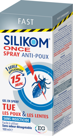 Silikom Once Spray Gel A/Poux 100Ml